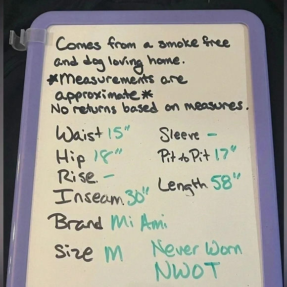 Mi Ami size M black jumpsuit NWOT, never worn - Picture 7 of 12